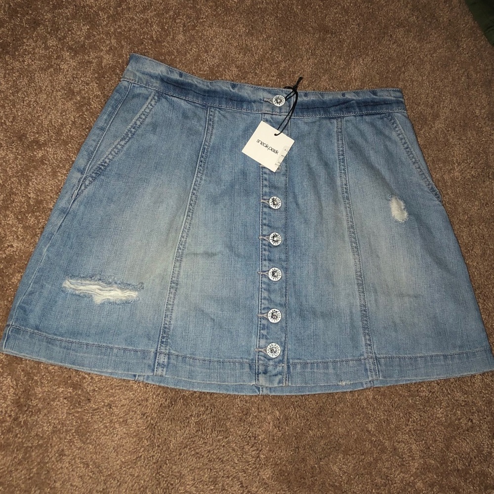Denim skirt